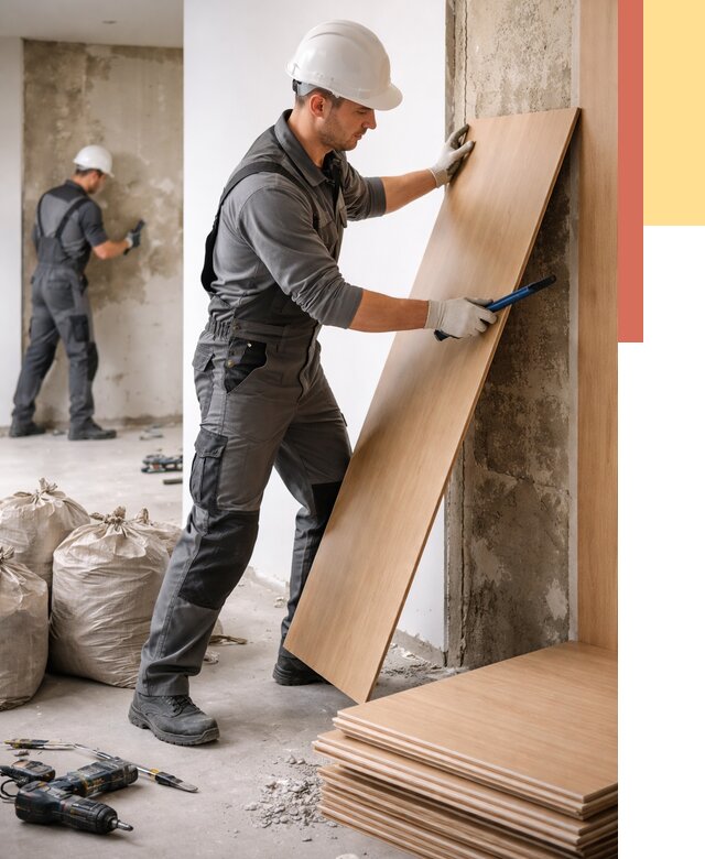 Демонтаж стеновых панелей в Феодосии от 3555 руб. за м² быстро и недорого | ОТДЕЛОЧНИК-Фдс