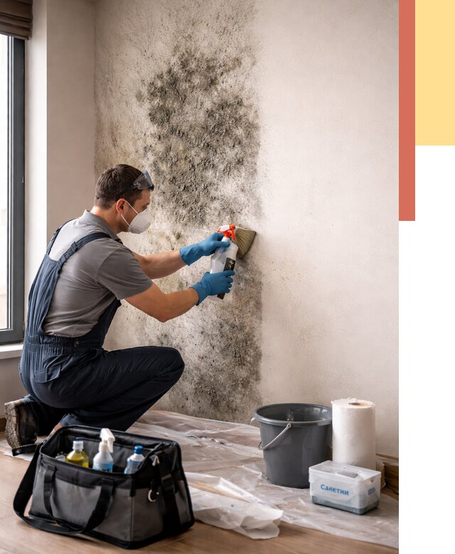 Удаление плесени со стен в Феодосии от 2184 руб. — быстро и недорого | ОТДЕЛОЧНИК-Фдс