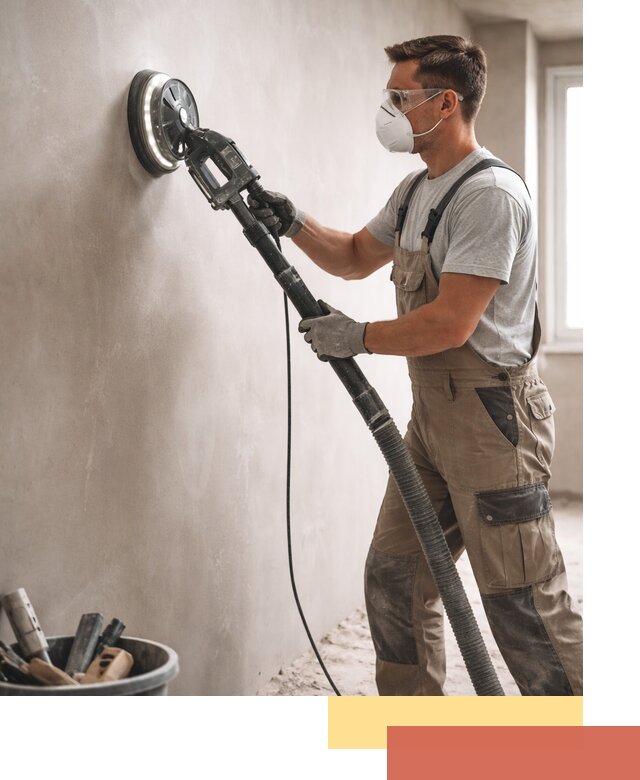 Профессиональная шлифовка стен в Феодосии быстро и качественно