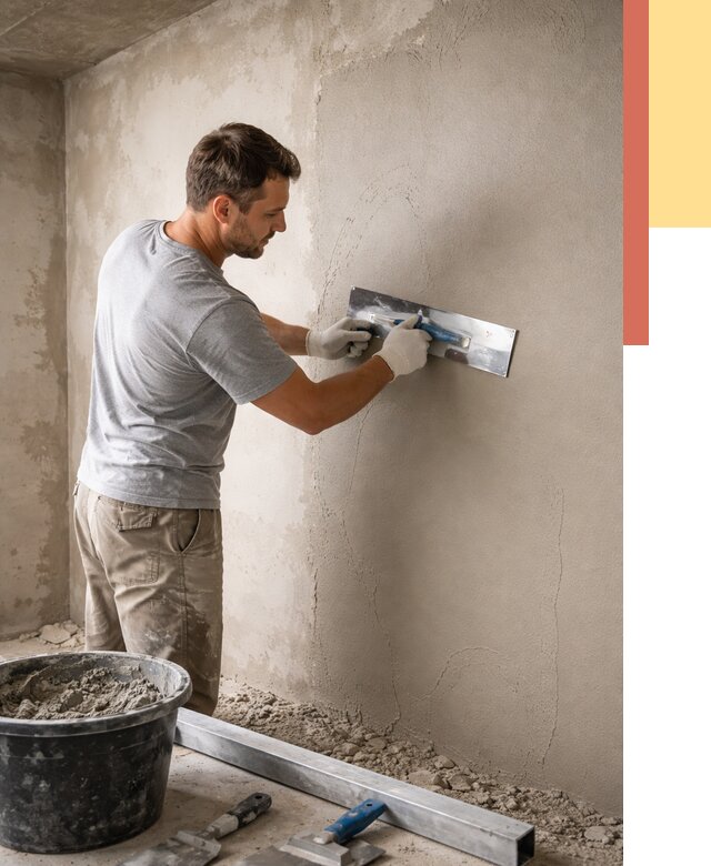 Штукатурка стен без маяков в Феодосии от 7314 руб/м2 — услуги и цена | ОТДЕЛОЧНИК-Фдс