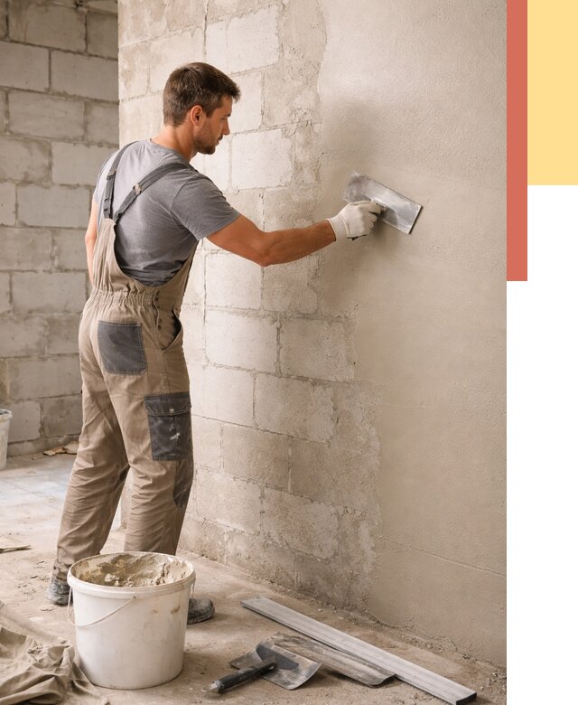 Штукатурка стен из газобетона в Феодосии от 2133 руб./м2 — быстро и недорого | ОТДЕЛОЧНИК-Фдс