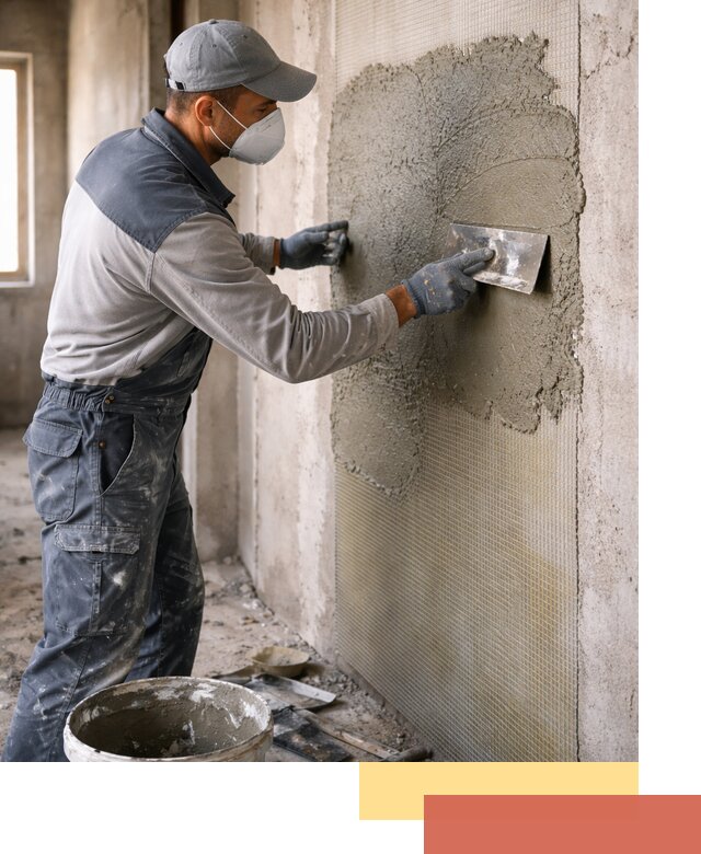 Штукатурка стен по сетке в Феодосии под ключ качественно и быстро