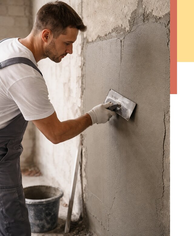 Штукатурка стен под плитку в Феодосии от 4266 руб./м2 — выравнивание под плитку | ОТДЕЛОЧНИК-Фдс