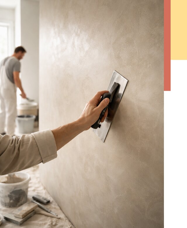 Венецианская штукатурка в Феодосии от 3555 руб/м² — нанесение стен под ключ | ОТДЕЛОЧНИК-Фдс