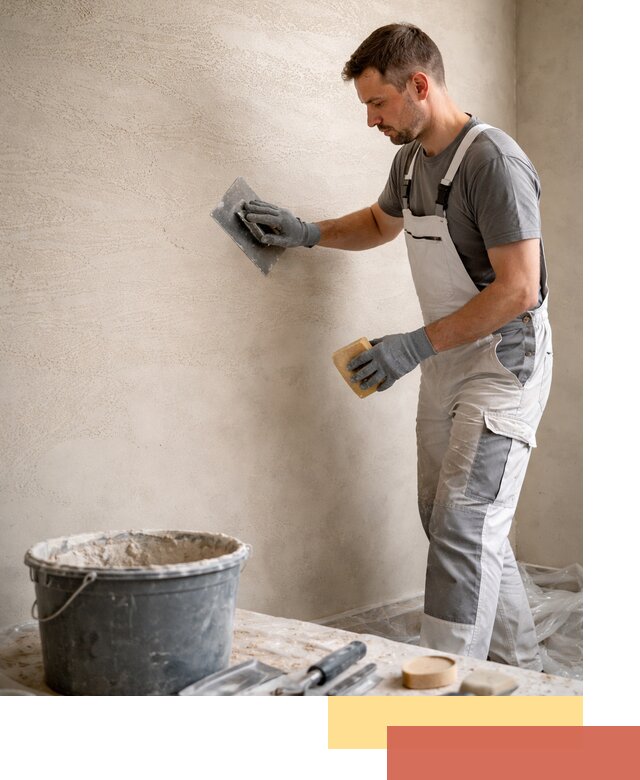 Декоративная штукатурка травертин в Феодосии для стен и потолков