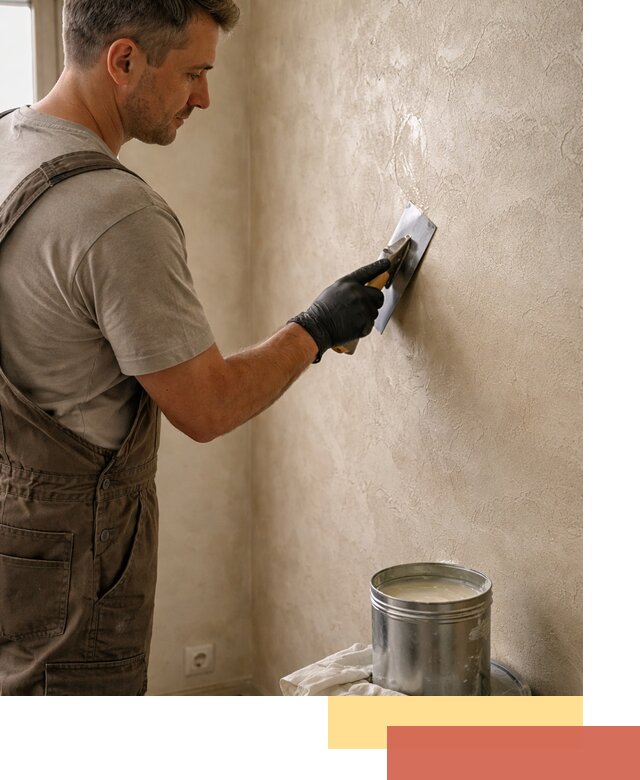 Нанесение воска на штукатурку в Феодосии для защиты и блеска