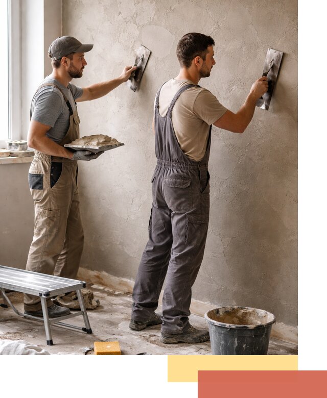 Ремонт декоративной штукатурки и восстановление фактуры в Феодосии