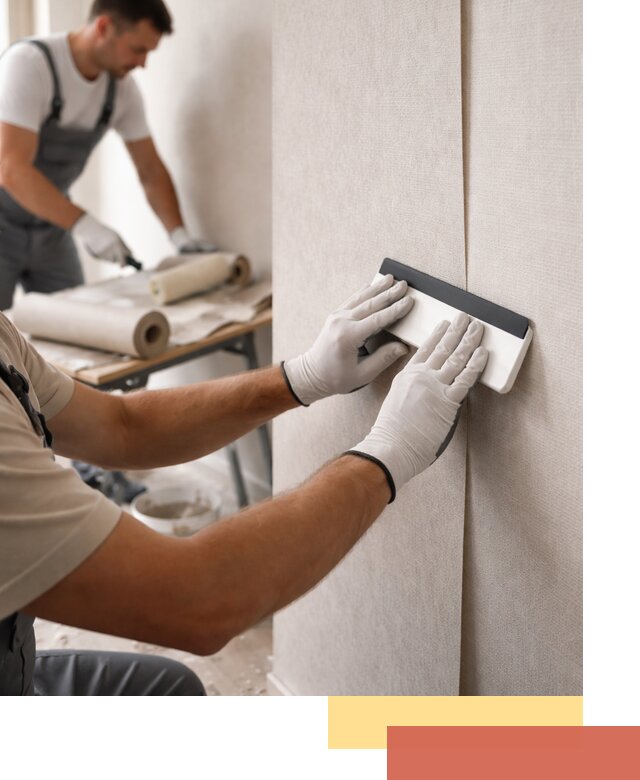 Поклейка обоев под покраску в Феодосии профессионально и быстро