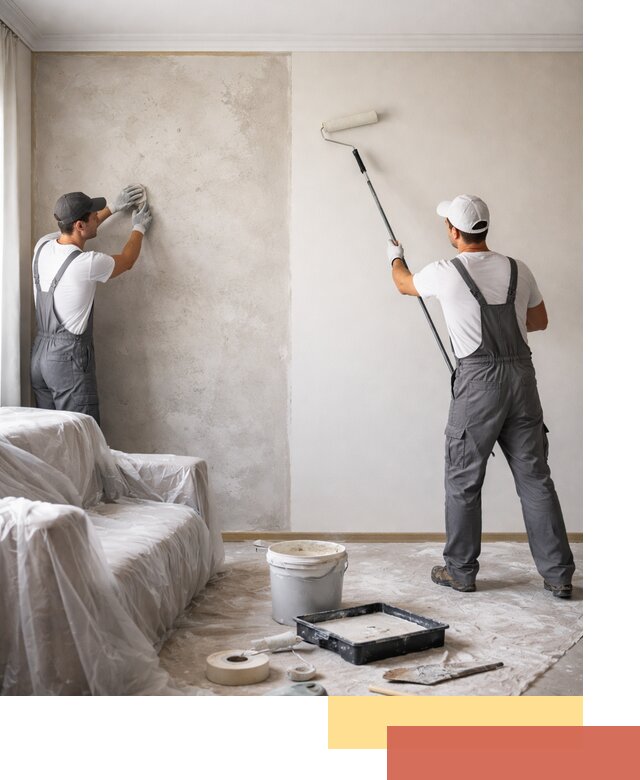 Покраска стен антивандальной краской в Феодосии