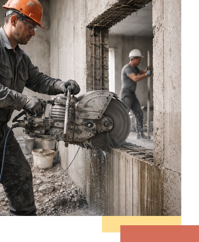 Алмазная резка проемов в Феодосии быстро и точно