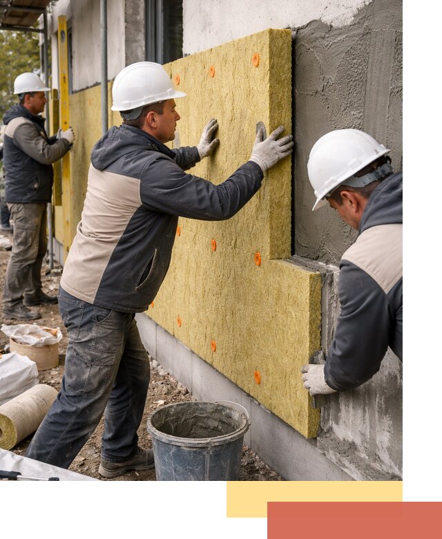 Утепление стен минватой в Феодосии — тепло и звукоизоляция