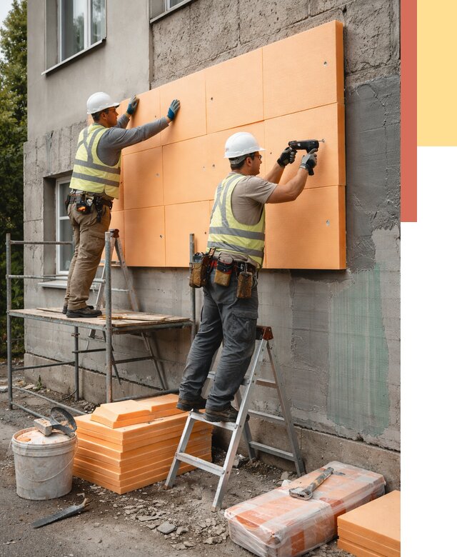 Утепление стен пеноплексом в Феодосии от 1879 руб./м2 — быстро и недорого | ОТДЕЛОЧНИК-Фдс