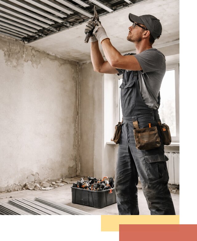 Демонтаж реечного потолка в Феодосии быстро и аккуратно