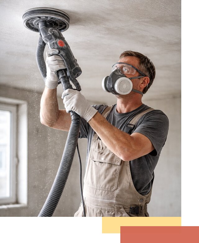 Шлифовка потолка в Феодосии — качественная подготовка под отделку