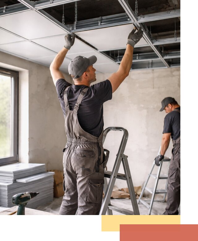 Монтаж кассетного потолка в Феодосии качественно и быстро